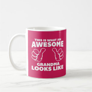 Awesome Grandma Funny Quote Coffee Mug