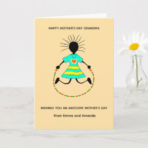 Awesome Grandma Happy Mother's Day  Card