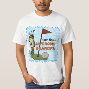 Awesome Grandpa Golf  T-Shirt