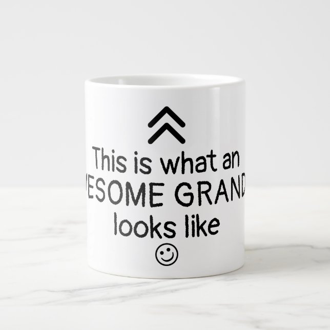 Awesome Grandpa Large Coffee Mug (Front)