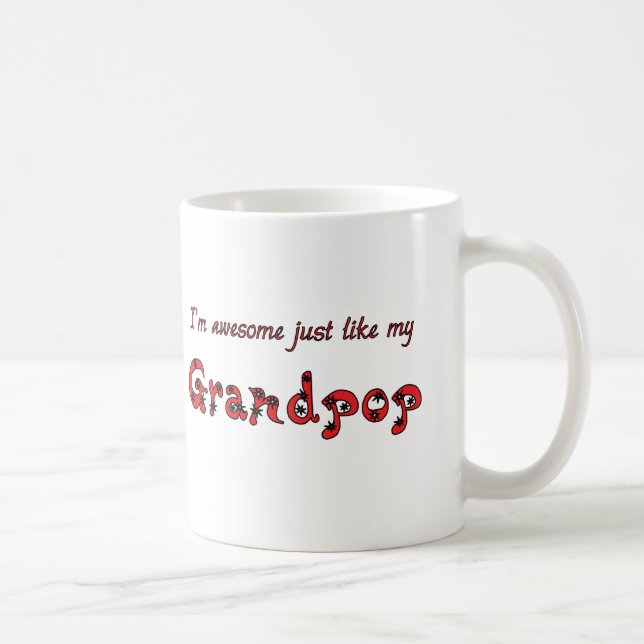 Awesome Grandpop Coffee Mug (Right)