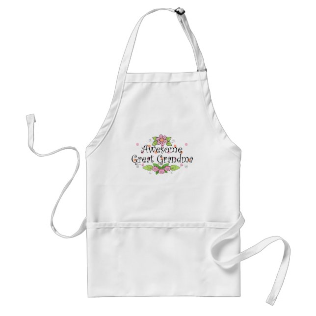 Awesome Great Grandma T-Shirt Standard Apron (Front)
