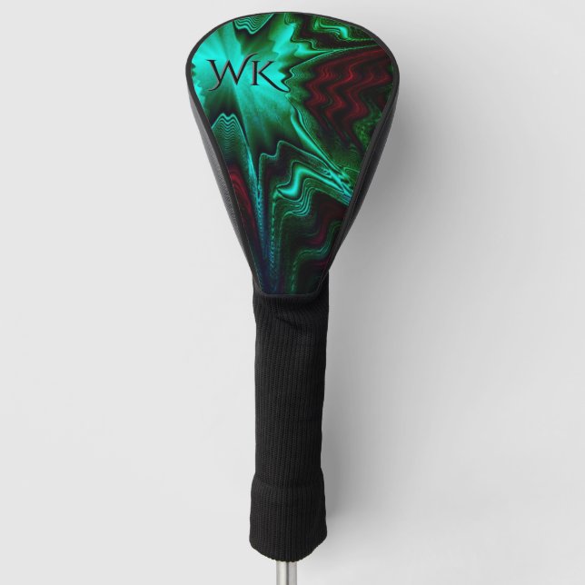 Awesome Green Quartz  Golf Head Cover (Front)