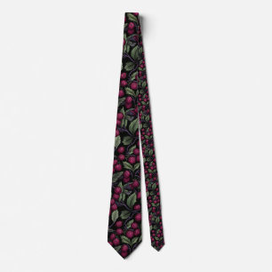 Awesome Groom Style Cherry Tie