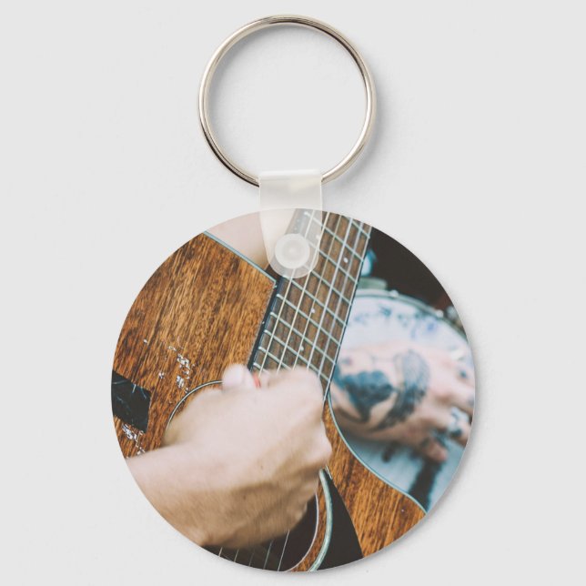 Awesome Guitar Key Ring (Front)