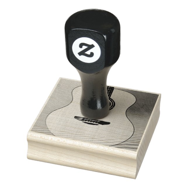 Awesome Guitar Rubber Stamp (Stamp)