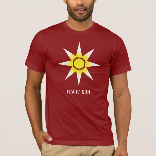 Awesome Happy Magic Sun T-Shirt Top (Front)