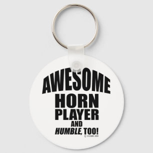 Awesome Horn Player Key Ring