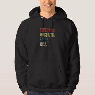 Awesome Husband Since 1982 40 Wedding Aniversary Hoodie