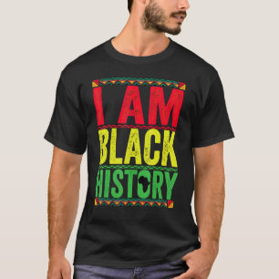 Awesome I Am Black History Black Month History Co T-Shirt