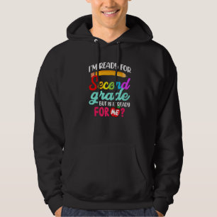 Awesome I'm Ready For 2nd Grade Back To School Hoodie