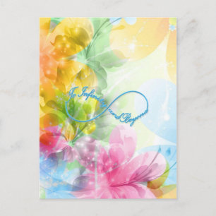 Awesome Infinity symbol "To infinity and beyond" Postcard