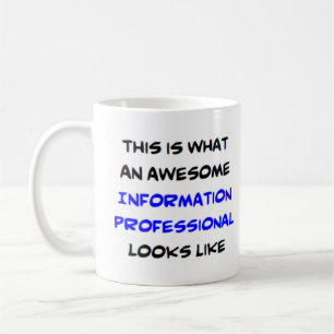 awesome information professional coffee mug
