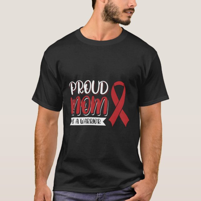 Awesome Inspirational Blood Cancer Awareness T-Shirt (Front)