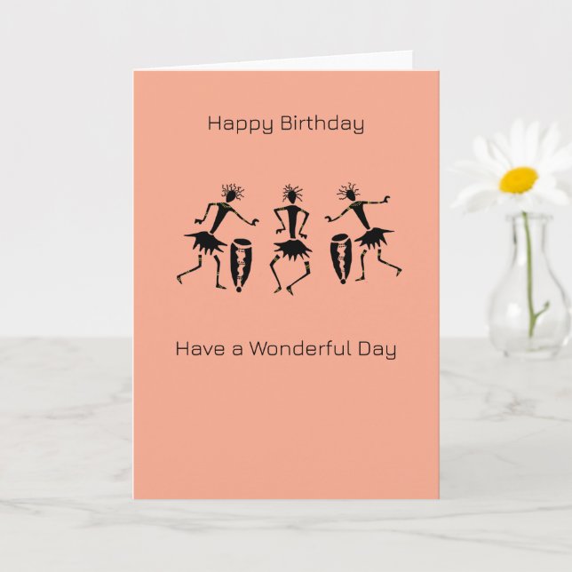 Awesome Inspirational Dance Birthday Card (Small Plant)