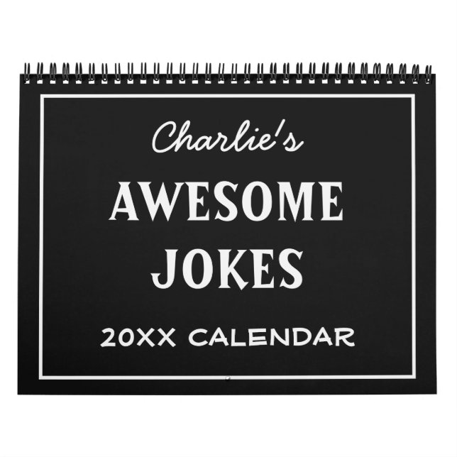 Awesome Jokes custom calendar (Cover)