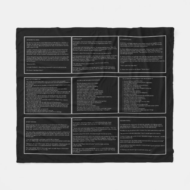 Awesome Jokes custom colour fleece blanket (Front (Horizontal))
