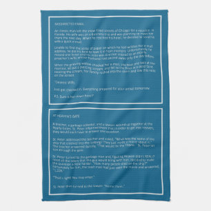 Awesome Jokes custom colour hand towel #1