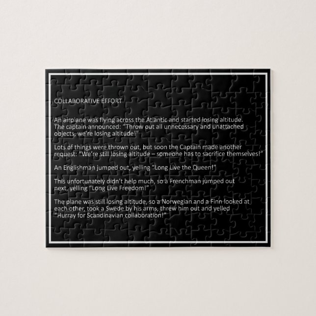 Awesome Jokes custom colour puzzle 5 (Horizontal)