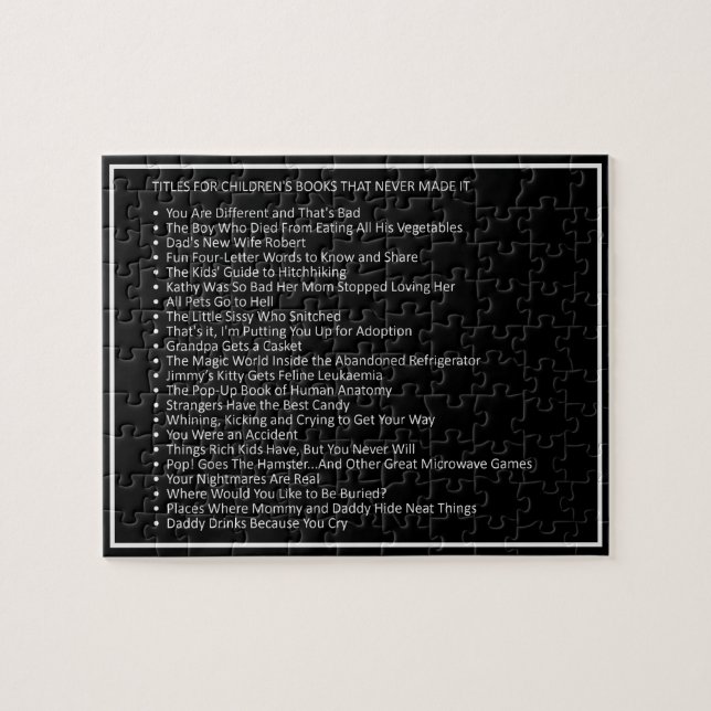 Awesome Jokes custom colour puzzle 8 (Horizontal)