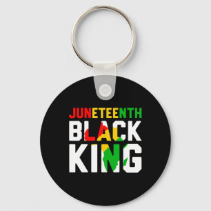 Awesome Juneteenth Black King Melanin Fathers Day  Key Ring