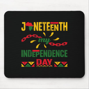 Awesome Juneteenth Independence Black Pride Africa Mouse Pad