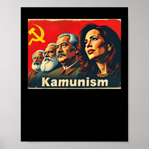 Awesome Kamunism Comrade Commie La Harris 2024  Poster