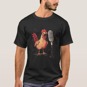 Awesome Karaoke Costume for Chicken and Rooster Lo T-Shirt