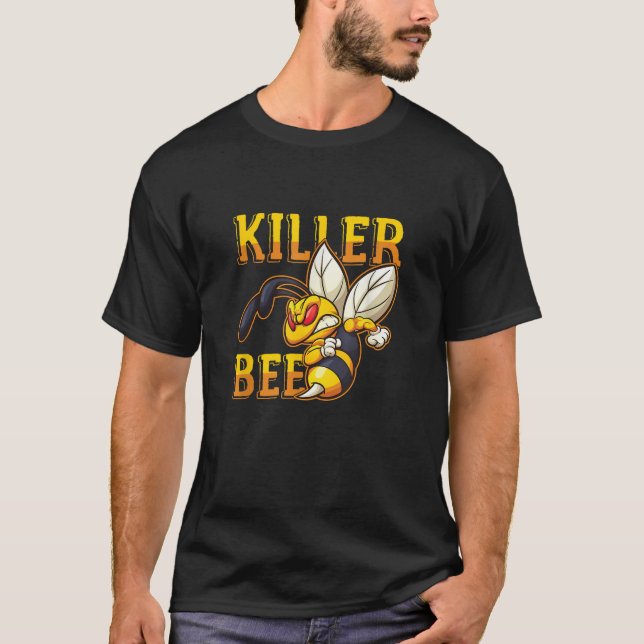 Awesome Killer Bee Hornet Yellowjacket Honeybee Lo T-Shirt (Front)
