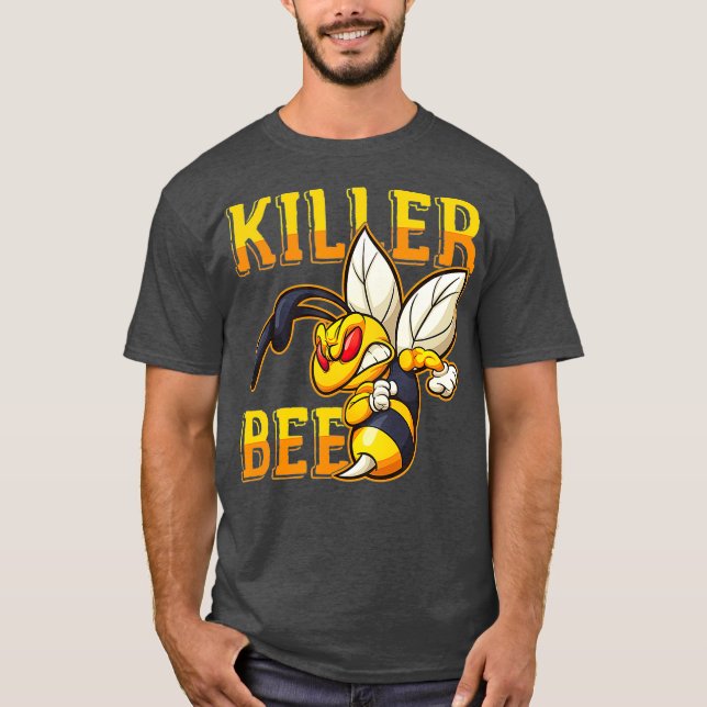 Awesome Killer Bee Hornet Yellowjacket Honeybee T-Shirt (Front)