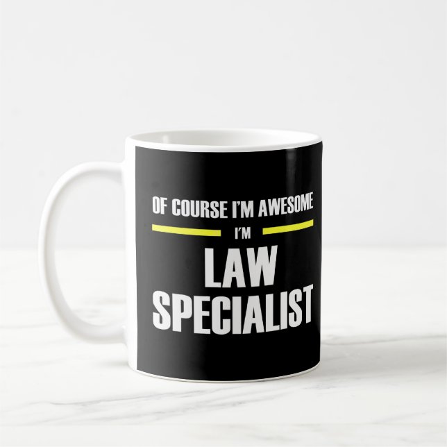 Awesome Law Specialist  Coffee Mug (Left)