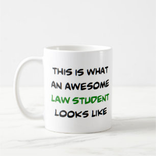 awesome law student coffee mug