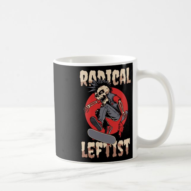 Awesome Left Handed Left Hander Club Radical Lefti Coffee Mug (Right)