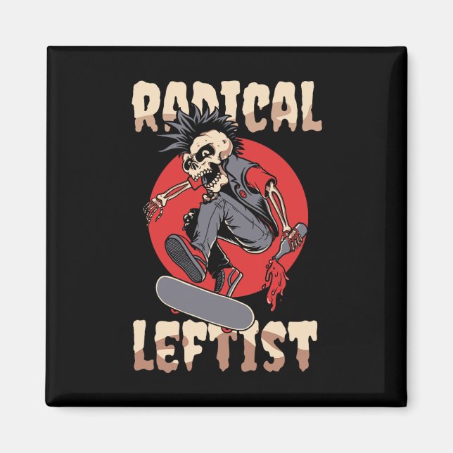 Awesome Left Handed Left Hander Club Radical Lefti Magnet (Front)