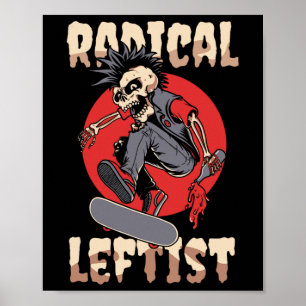 Awesome Left Handed Left Hander Club Radical Lefti Poster