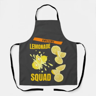 Awesome Lemonade Squad Lemon Lovers For Summer  Apron