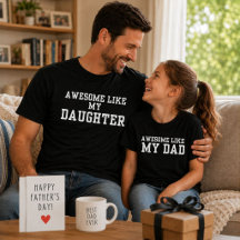 Awesome Like My Daughter Funny Dad Gift 