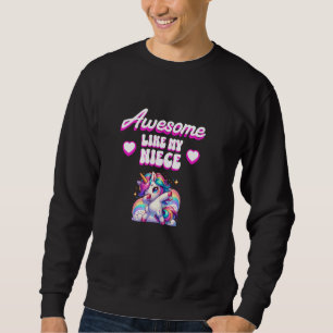 Awesome Like My Niece Shirt Uncle Aunt birthday T