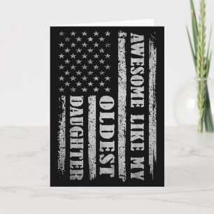 Awesome Like My Oldest Daughter Men Funny For Dad Card