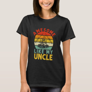 Awesome Like My Uncle Backyard Camping Trips S'mor T-Shirt