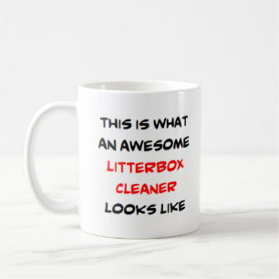 awesome litterbox cleaner coffee mug