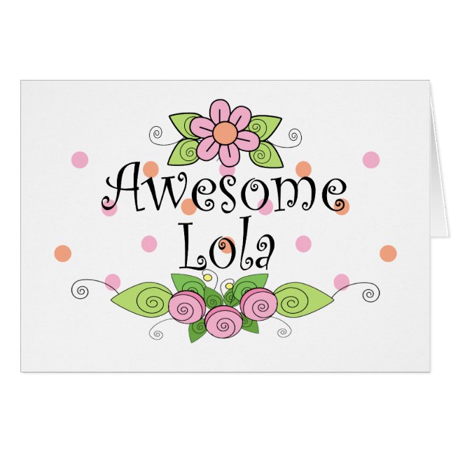 Awesome Lola T-Shirt (Front Horizontal)