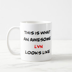 awesome lvn coffee mug