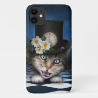Awesome Mad Hatter Teapot Cat Whimsical Design