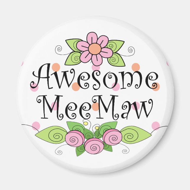 Awesome MeeMaw T-Shirt Magnet (Front)