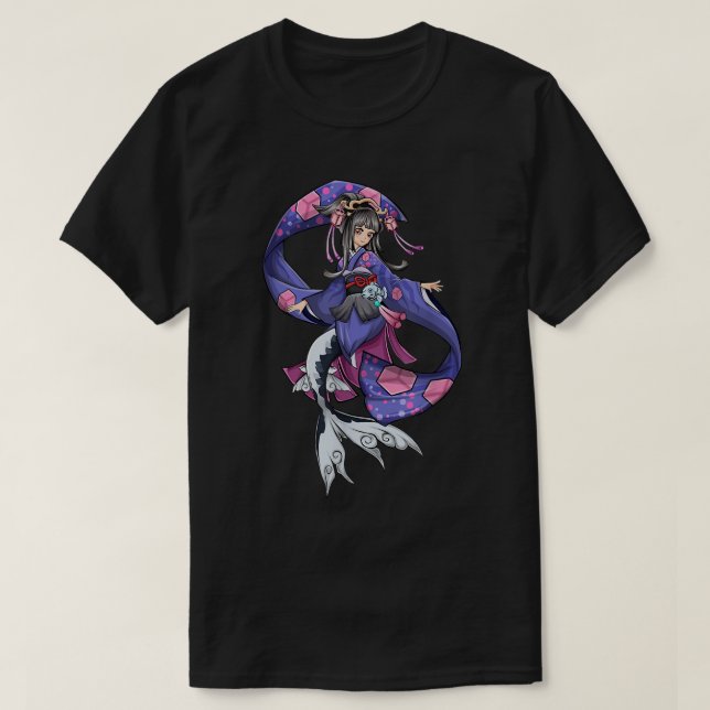 Awesome Mermaid Anime Graphic Gifts for Teenage An T-Shirt (Design Front)