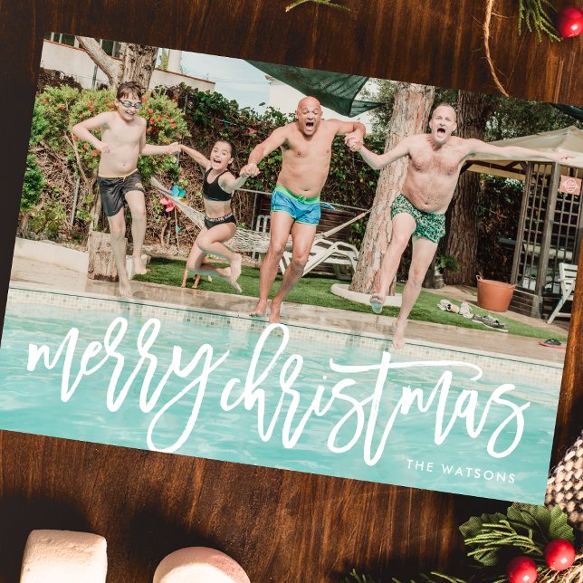 Awesome Merry Christmas Photo Holiday Card (Creator Uploaded)