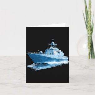 Awesome Military Ship Graphic Card