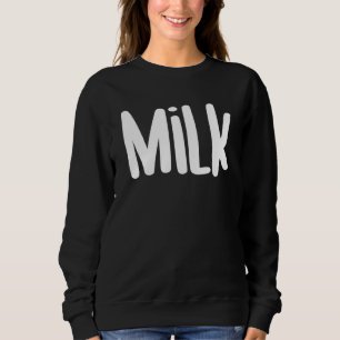 Awesome Milk Matching Milky Cookies Couples Costum Sweatshirt