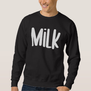 Awesome Milk Matching Milky Cookies Couples Costum Sweatshirt